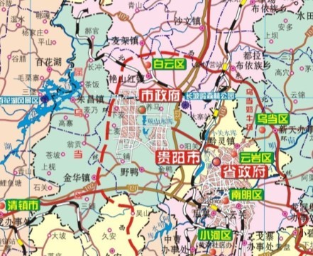 贵阳市行政区图